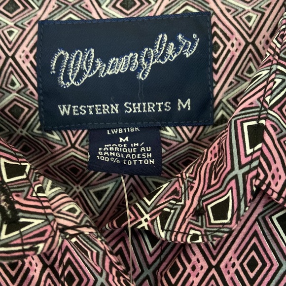 NWT Wrangler L/S Shirt Medium - Picture 3 of 7